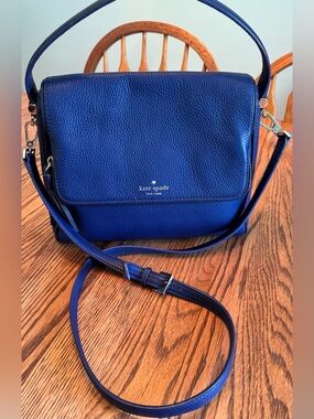 Kate Spade Chester Street Miri Satchel Flap Shoulder Crossbody Handbag Blue